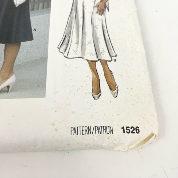 VTG Vogue Paris Original Chloé Uncut Sewing Pattern Skirt Top Size 14 / 8-16 - Picture 3 of 10